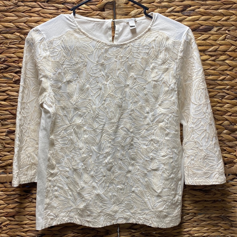 NWOT J. Crew Half Sleeve Shirt